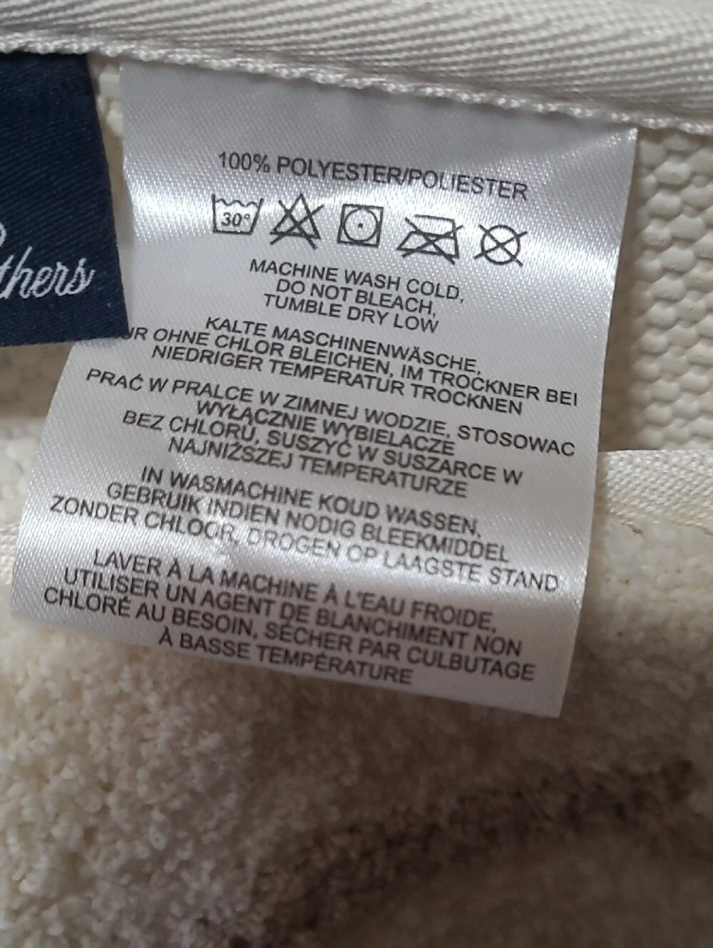 Brooks Brothers Striped Bath Rug